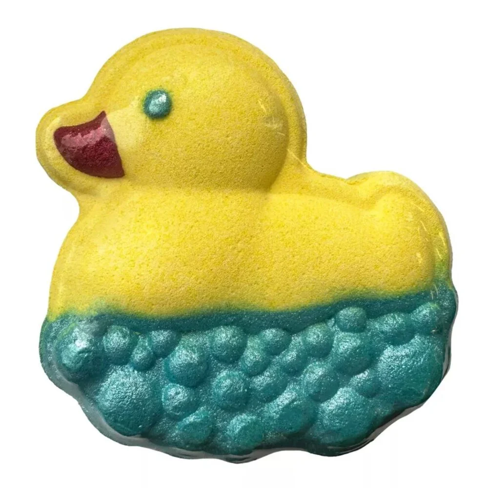 HOLLER AND GLOW Yellow Duck Color Changing Candy Bath Bomb - 4.23oz NEW